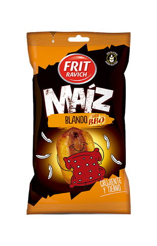 Maïs tendre frit avec saveur barbecue FRIT RAVICH 45G - Panier d'Orient, épicerie orientale en ligne, halal