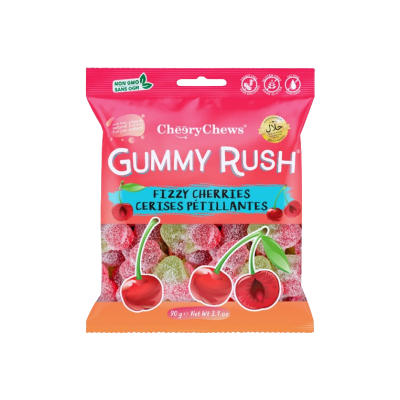 BONBONS FIZZY CHERRIES 90G - Gummy Ruch - Panier d'Orient épicerie orientale en ligne, halal