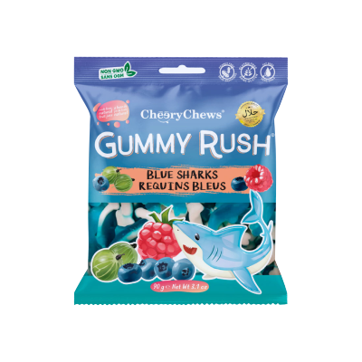 BONBONS REQUINS BLEUS 90G - Gummy Ruch - Panier d'orient épicerie orientale en ligne