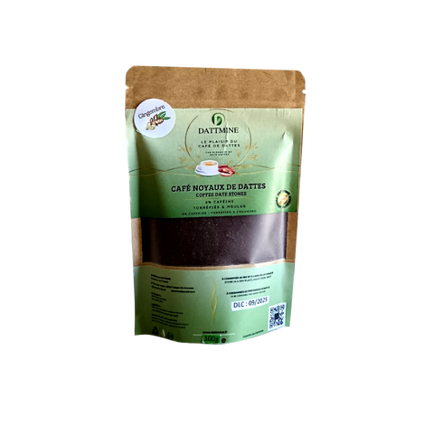 CAFÉ DE NOYAUX DE DATTE A LA CANNELLE DATTMINE 100G - Panier d'Orient épicerie orientale en ligne