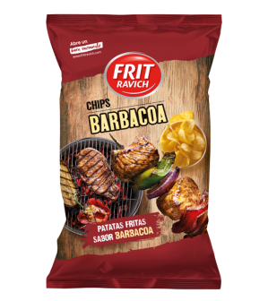 Chips saveur Barbecue FRIT RAVICH 125G - épicerie orientale Panier d'Orient.