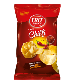 Chips saveur Chilli FRIT RAVICH 125G - épicerie orientale Panier d'Orient.