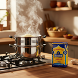 CUISSON DE COUSCOUS DARI MOYEN 1KG A LA VAPEUR - Panier d'orient épicerie orientale en ligne Halal, 