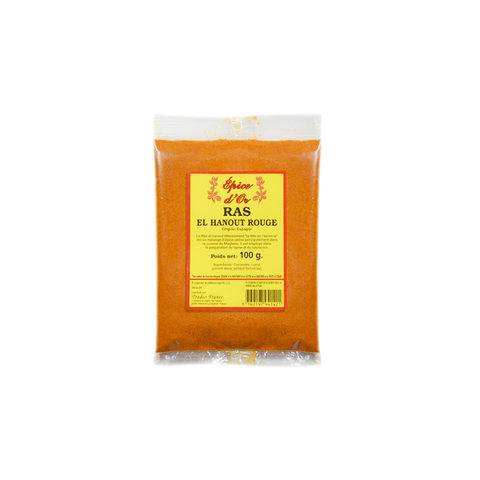 RAS EL HANOUT ROUGE ÉPICES D'OR 100G - Panier d'Orient, épicerie orientale en ligne