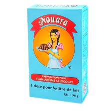 FLAN ARÔME CHOCOLAT NOUARA 56G - Panier d'Orient épicerie orientale en ligne