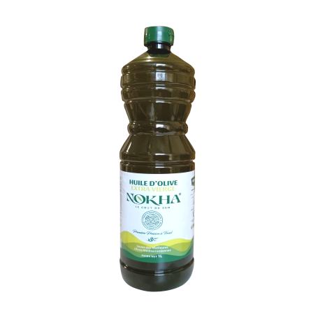 HUILE D'OLIVE EXTRA VIERGE NOKHA 1L - Panier d'orient, épicerie orientale en ligne