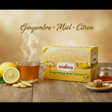 INFUSION GINGEMBRE MIEL CITRON WALIMA  20 SACHETS POUR UN MOMENT DE BIEN-ËTRE - Panier d'orient