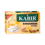 INFUSION INSTANTANEE GINGEMBRE AU MIEL KABIR 12 SACHETS - Panier d'orient épicerie orientale en ligne