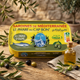 Sardines de méditerranée à l'huile d'olive 110g Phare du Cap Bon