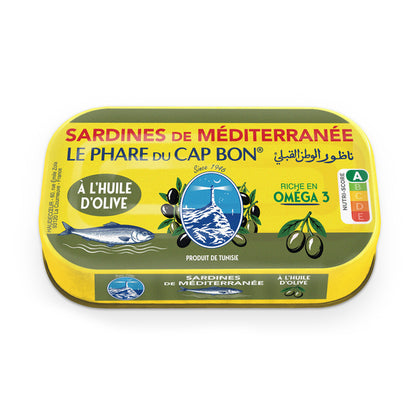 Sardines à l'huile d'olive 110g - Panier d'orient épicerie orientale en ligne