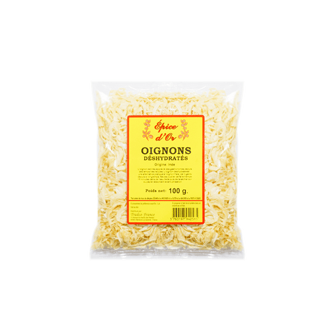 OIGNONS DESHYDRATÉS ÉPICES D'OR 100G - Panier d'Orient, épicerie orientale en ligne