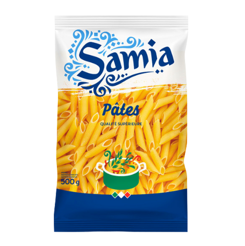 PÂTES, PENNÉ RIGATE N°56, SAMIA 500G, Panier d'Orient épicerie orientale en ligne