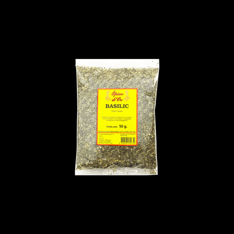 BASILIC ENTIER ÉPICES D'OR 50G - Panier d'orient