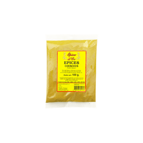 ÉPICES COUSCOUS JAUNE ÉPICES D'OR 100G - Panier d'orient