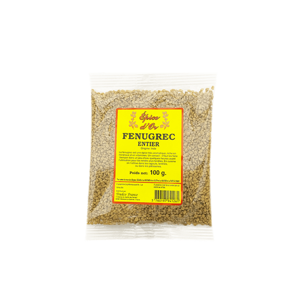 Fenegrec en graine 100g - Utilisations et recettes, bienfait