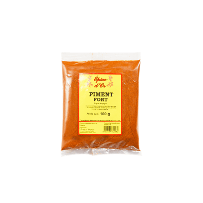 PIMENT FORT ÉPICES D'OR 100G - Panier d'orient