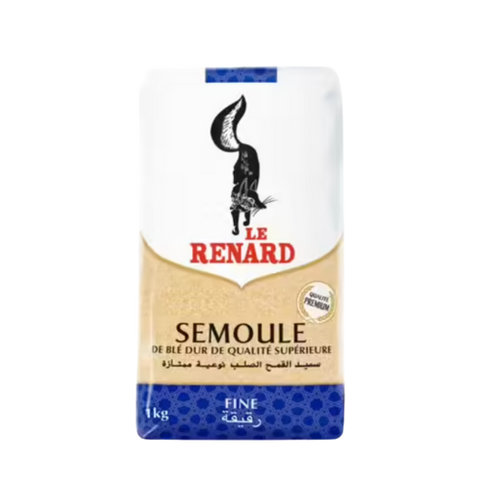 SEMOULE LE RENARD FINE 1KG - Panier d'orient