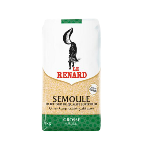 SEMOULE DE BLE DURE GROSSE RENARD 1 KG - Panier d'orient