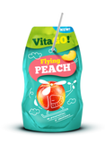 Boisson aux fruits VitaGO Pêche Hélico Carton x8 poches 20cl - Panier d'orient