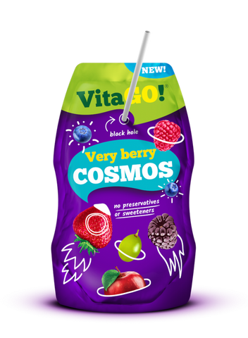 Boisson aux fruits VitaGO Very berry Cosmos Carton x8 poches 20cl - Panier d'orient