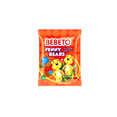 BONBONS HALAL FUNNY BEARS BEBETO 80G -Panier d'Orient épicerie orientale en ligne 