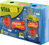 Boisson aux fruits VitaGO Fraise Magique Carton x8 poches 20cl - Panier d'orient