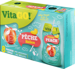Boisson aux fruits VitaGO Pêche Hélico Carton x8 poches 20cl - Panier d'orient