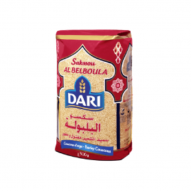 Couscous Al Belboula Dari 1kg, couscous d'orge- Panier d'orient épicerie orientale en ligne, Halal