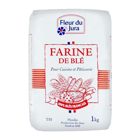 Farine de blé T55 Fleur du Jura 1kg - Panier d'orient