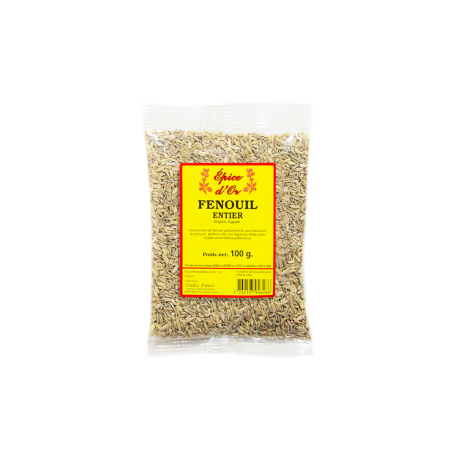 FENOUIL ENTIER ÉPICES D'OR 100G - Panier d'Orient épicerie orientale en ligne