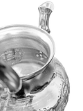 Théière marocaine moderne en cuivre et Acier inoxydable 50cl - Panier d'Orient épicerie orientale en ligne