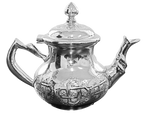 Théière marocaine moderne en cuivre et Acier inoxydable 50cl - Panier d'Orient épicerie orientale en ligne